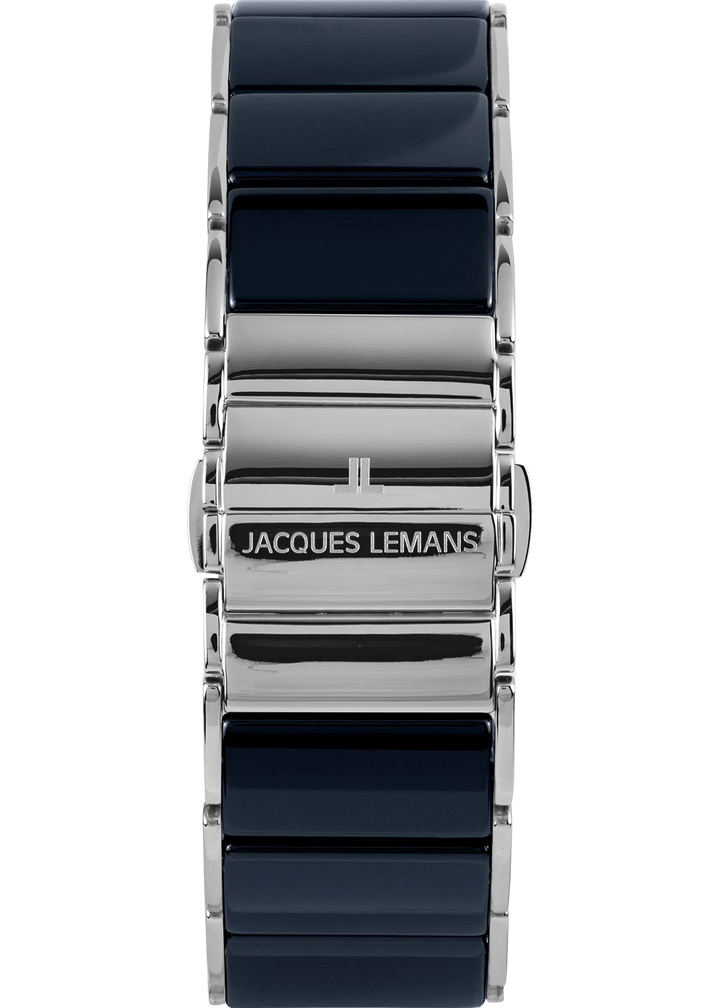 Jacques Lemans Dublin 1-1940H - Elegante Damen Quarzuhr mit Keramik-Armband