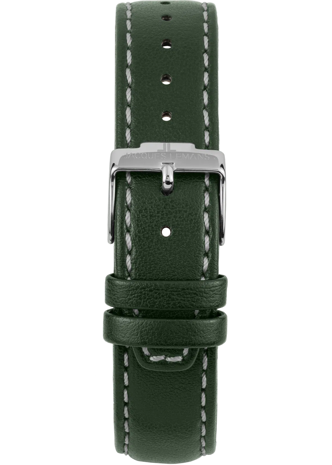 Jacques Lemans Eco Power 1-2116B - Herren Solaruhr 40mm AppleSkin Grün