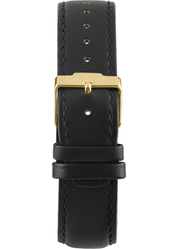Jacques Lemans London 1-2123H - Elegante Damen Quarzuhr IP-Gold 30mm