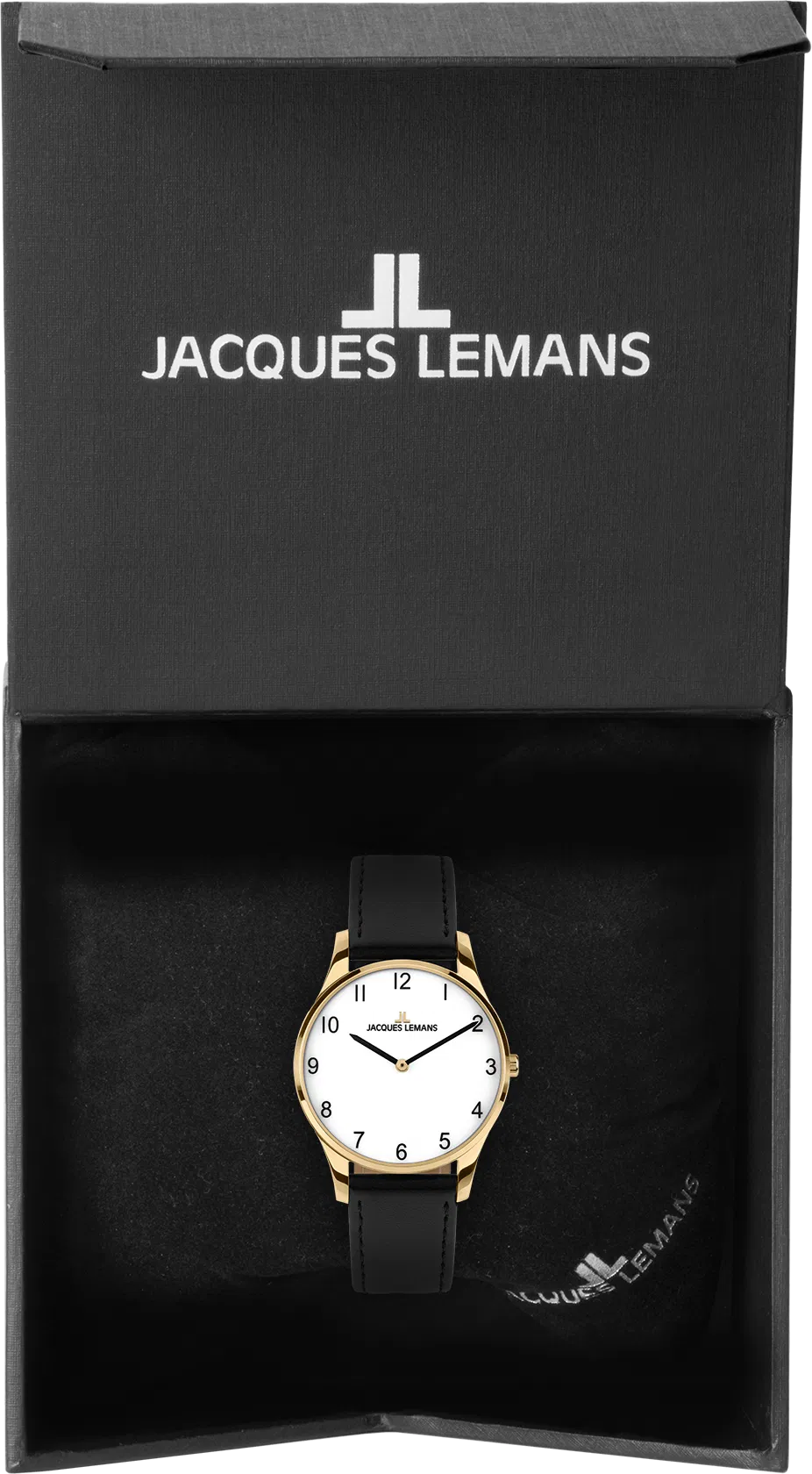 Jacques Lemans London 1-2123H - Elegante Damen Quarzuhr IP-Gold 30mm