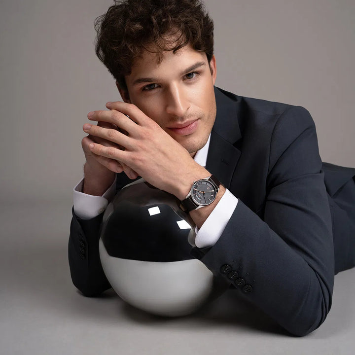 Jacques Lemans London 1-2193D - Elegante Herren Quarzuhr mit Wochentag 40mm