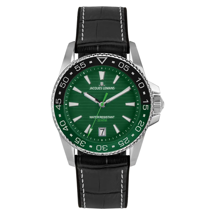 Jacques Lemans Liverpool Diver 1-2205C - Herren Taucheruhr 41mm