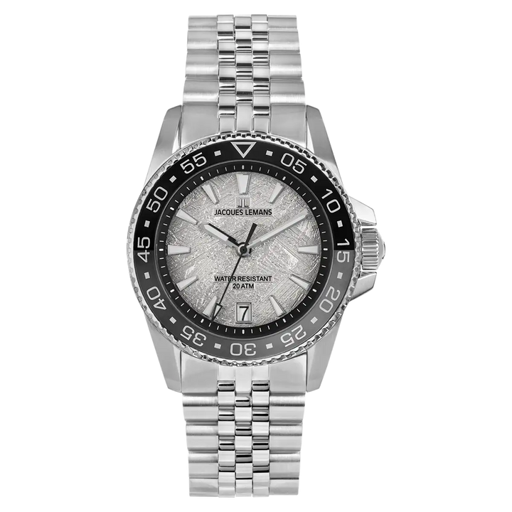 Jacques Lemans Liverpool Diver 1-2205L - Herren Taucheruhr Edelstahl 41mm