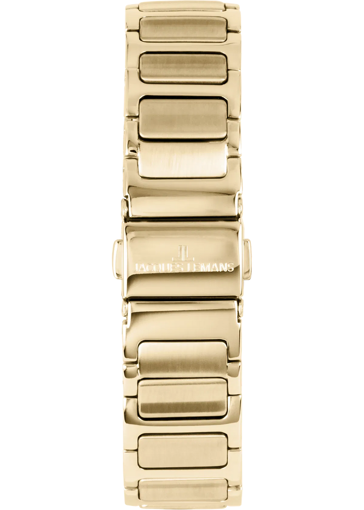 Jacques Lemans Milano 1-2208G - Elegante Damen Quarzuhr IP-Gold 30mm