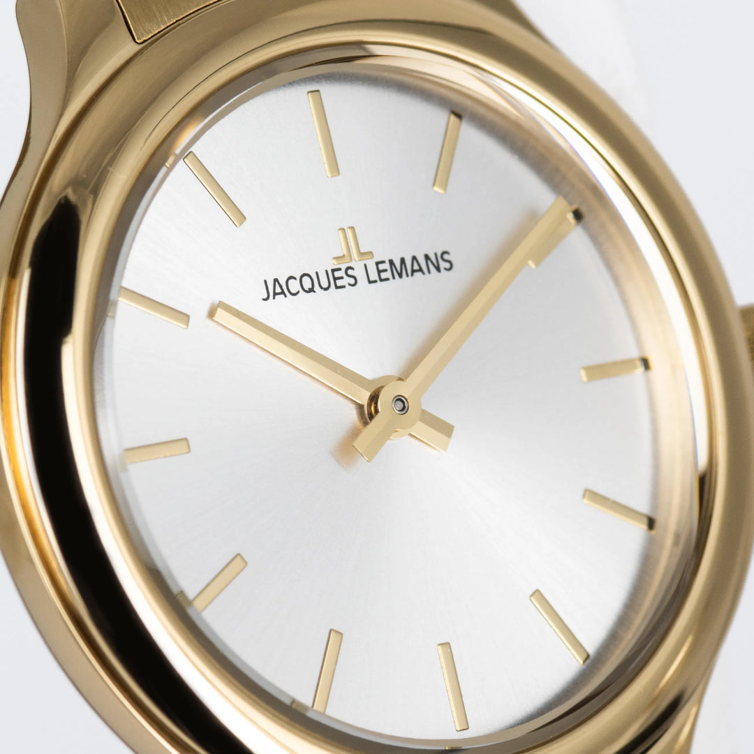 Jacques Lemans Milano 1-2208G - Elegante Damen Quarzuhr IP-Gold 30mm