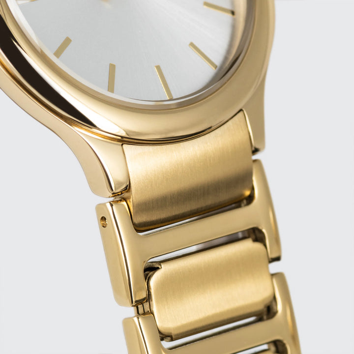 Jacques Lemans Milano 1-2208G - Elegante Damen Quarzuhr IP-Gold 30mm