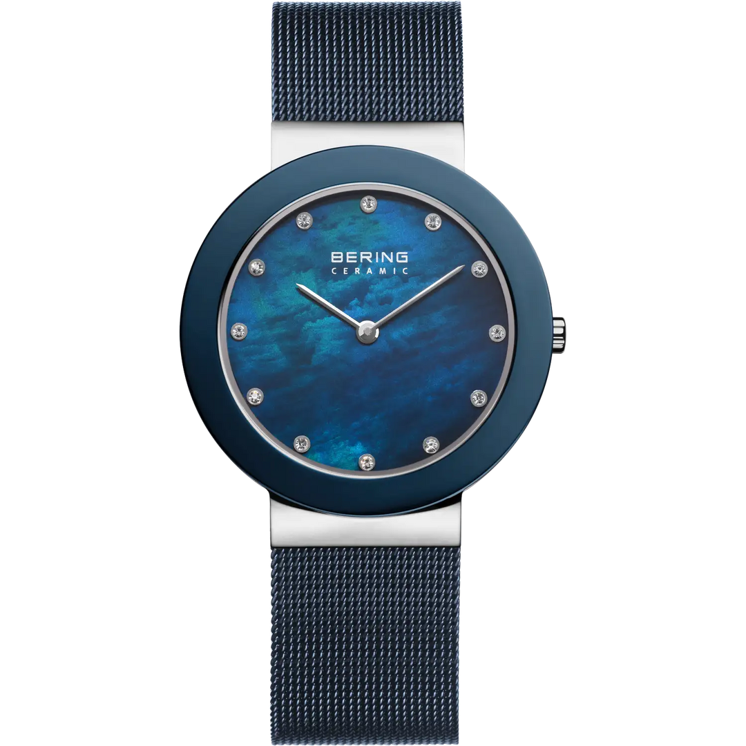 Bering Ceramic silber/blau, 11435-387