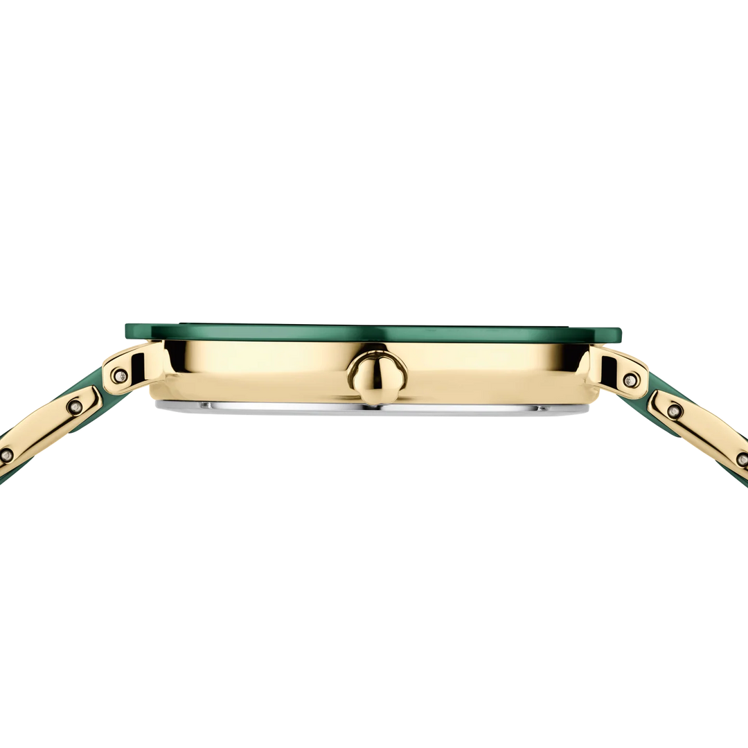 BERING Damenuhr Classic 11435-738 – Grün/Gold