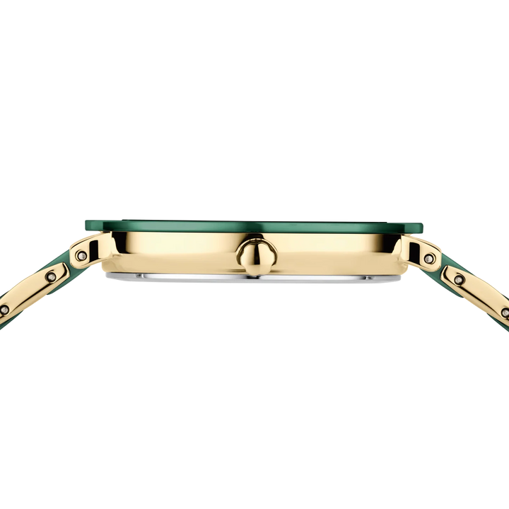 BERING Damenuhr Classic 11435-738 – Grün/Gold