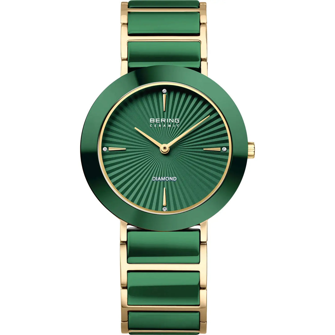 Bering Damenuhr Classic, gold glänzend, 11435-738