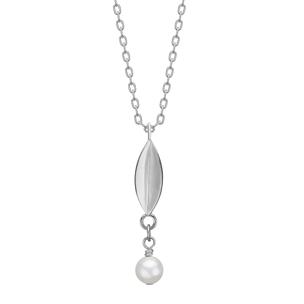 Halskette Theanor – Sterlingsilber, Perle