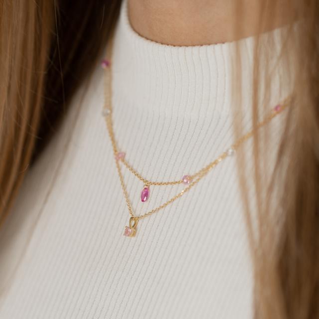 Halskette IDUNANOR Sterlingsilber vergoldet