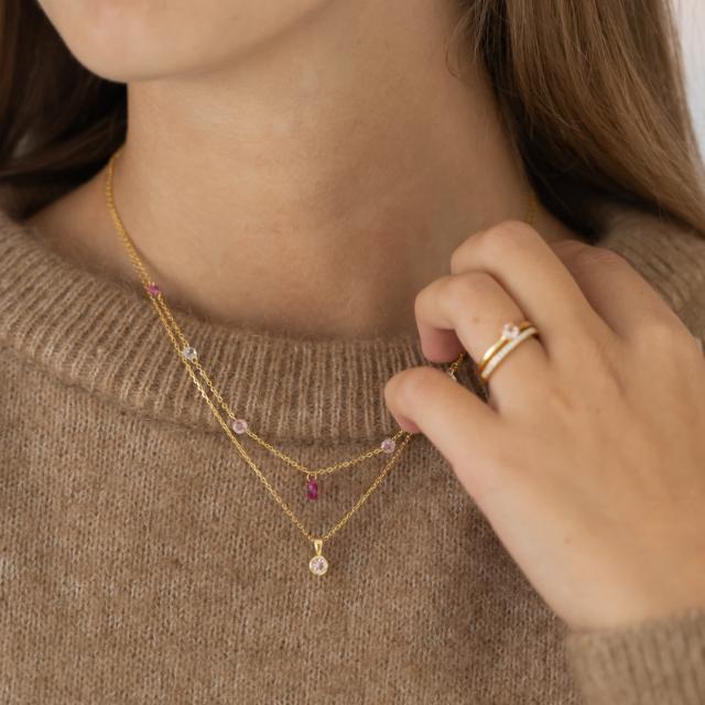 Halskette IDUNANOR Sterlingsilber vergoldet