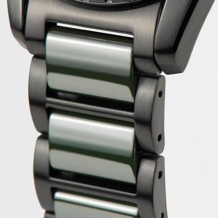 Jacques Lemans Liverpool 42-10F - Herren Quarzuhr mit Keramik-Armband 42mm