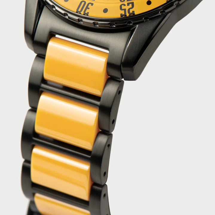 Jacques Lemans Liverpool 42-12I - Herren Quarzuhr IP-Gold mit Keramik 34mm