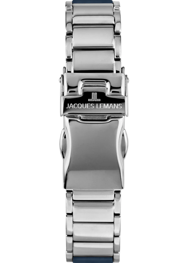 Jacques Lemans Monaco 42-7ZB - Elegante Damen Quarzuhr mit Keramik-Armband