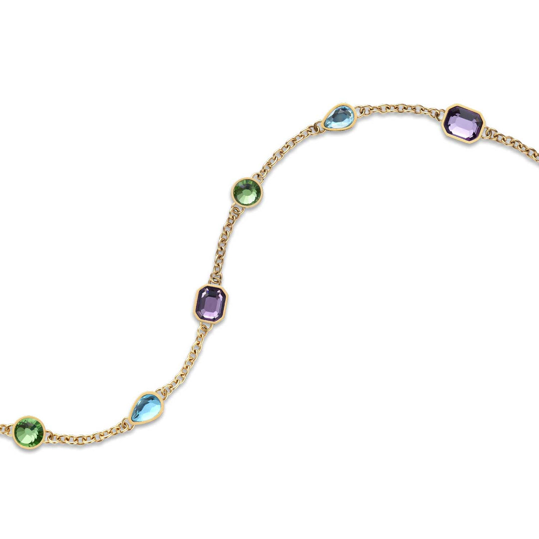 Bering Everyday Classic Armband mit Zirkonia, goldfarben, 18 cm