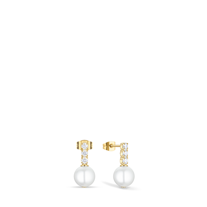 Bering Ohrstecker, Perle, Zirkonia