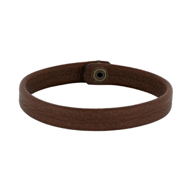 SON Armband braunes Kalbsleder 12mm