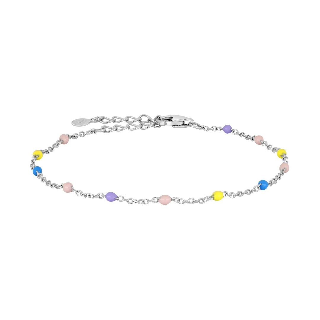 NOA Kids Armband, mit bunten Steinen, Sterlingsilber