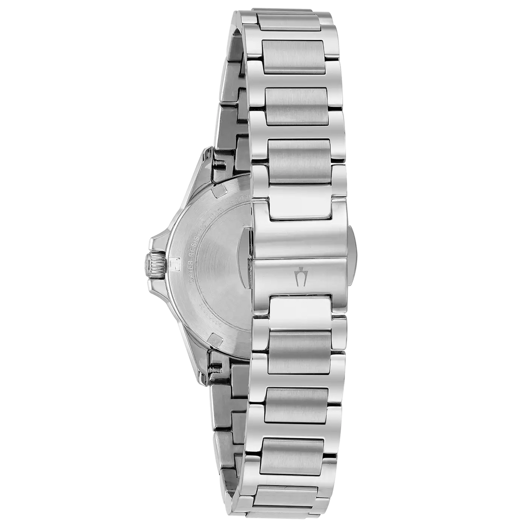 Bulova Marine Star 96R215 Damenuhr mit 29 Diamanten & Perlmutt