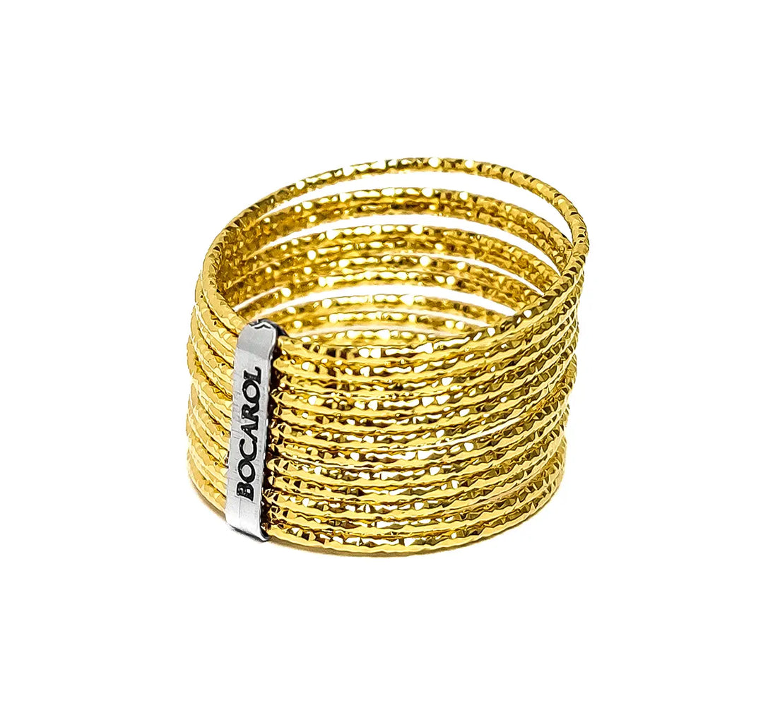 Ring Bronze vergoldet