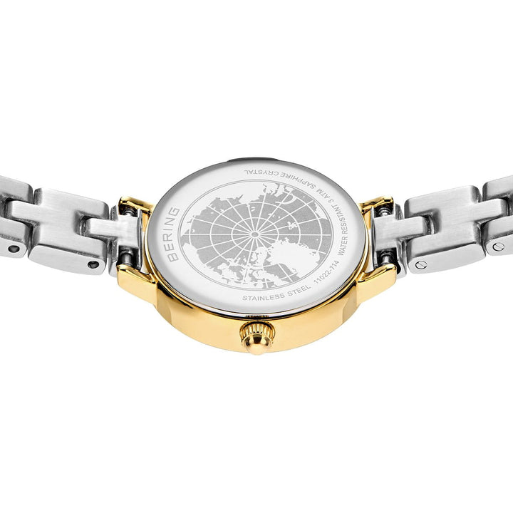 Bering Classic Gold 11022-714 | Zweifarbig & Saphirglas