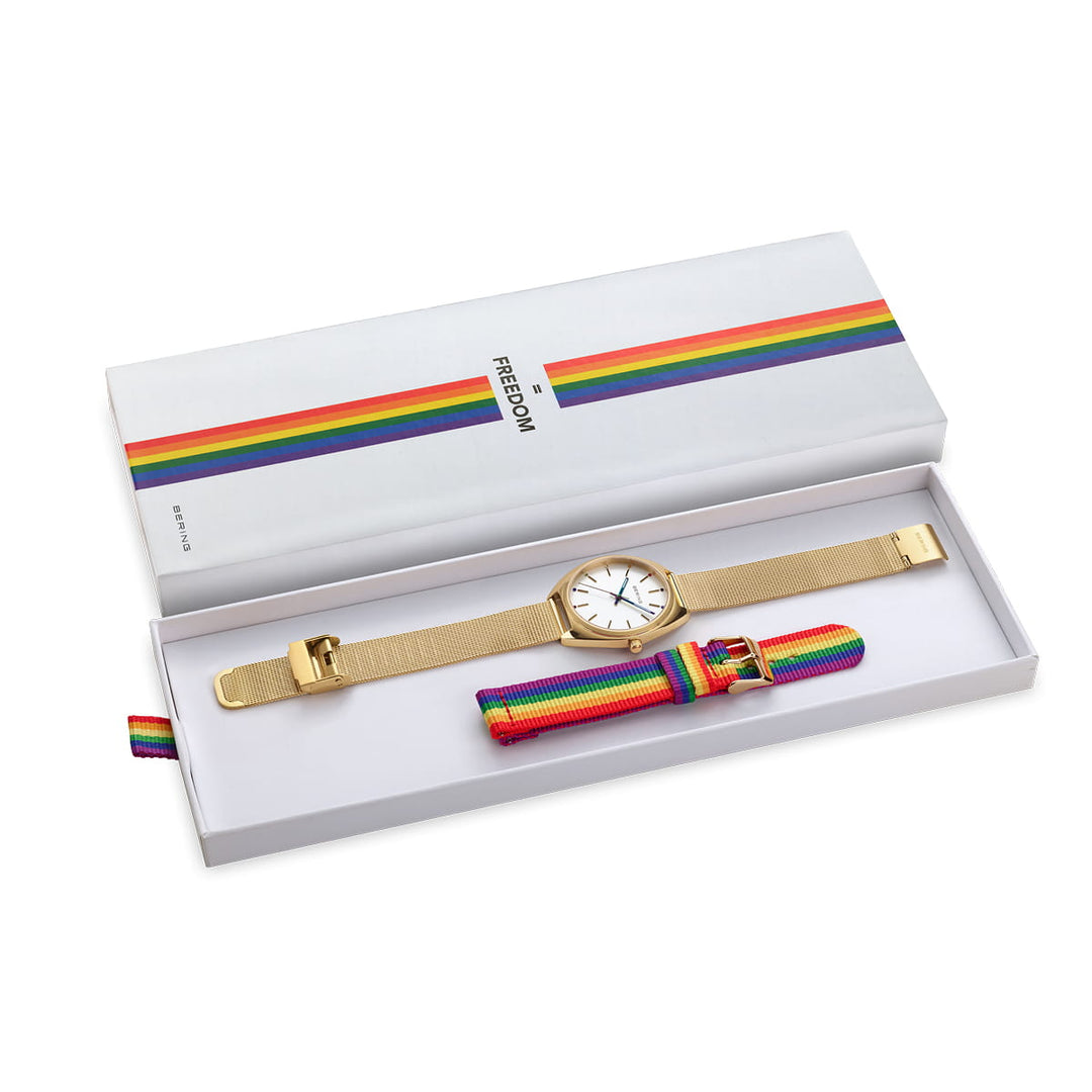 Bering Classic Damenuhr 127220-36-334 - Gold glänzend | FREEDOM Collection