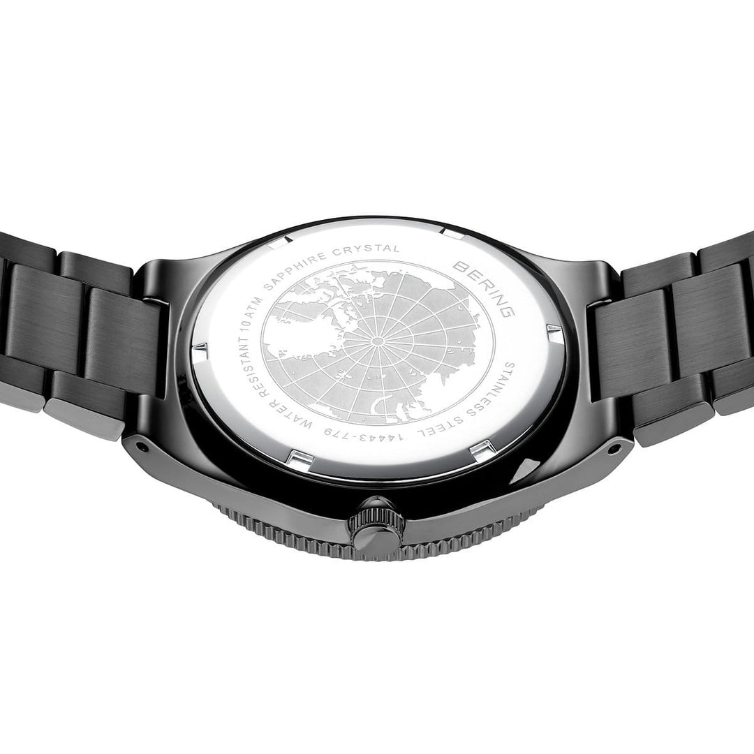 Bering Solar Herrenuhr 14443-779 - Grau poliert/gebürstet