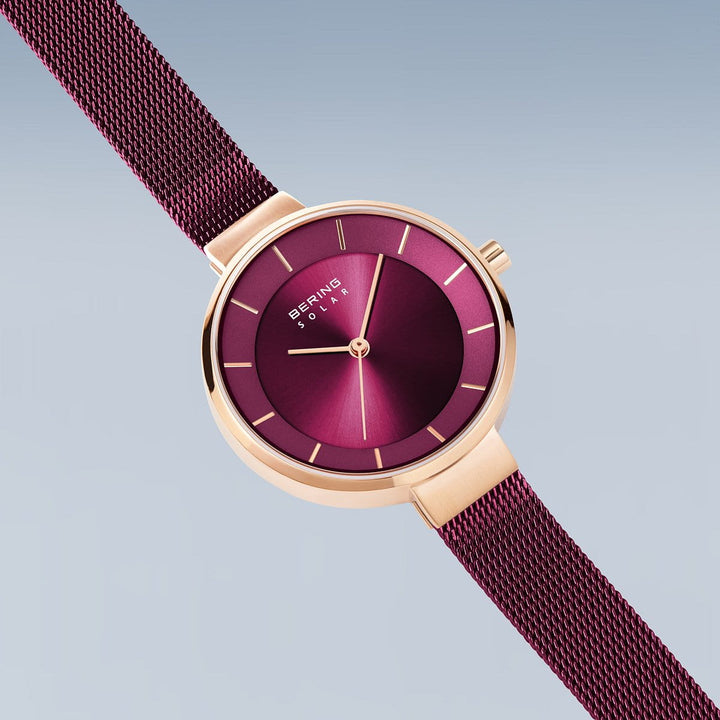 Bering Solar Roségold 14631-969 | Perlmutt Lila & Nachhaltig