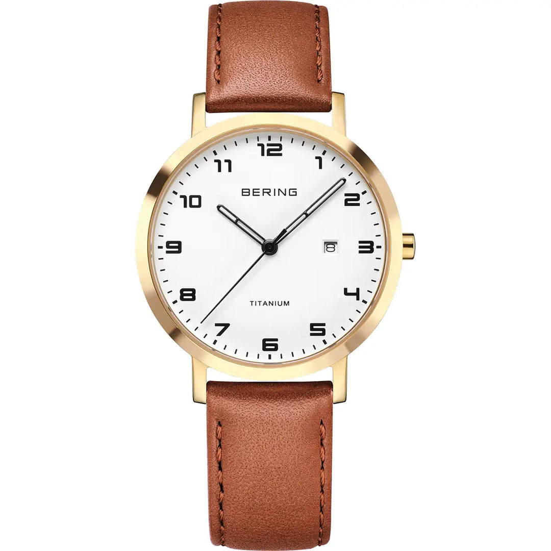 Bering Titanium gold poliert/gebürstet 18634-534