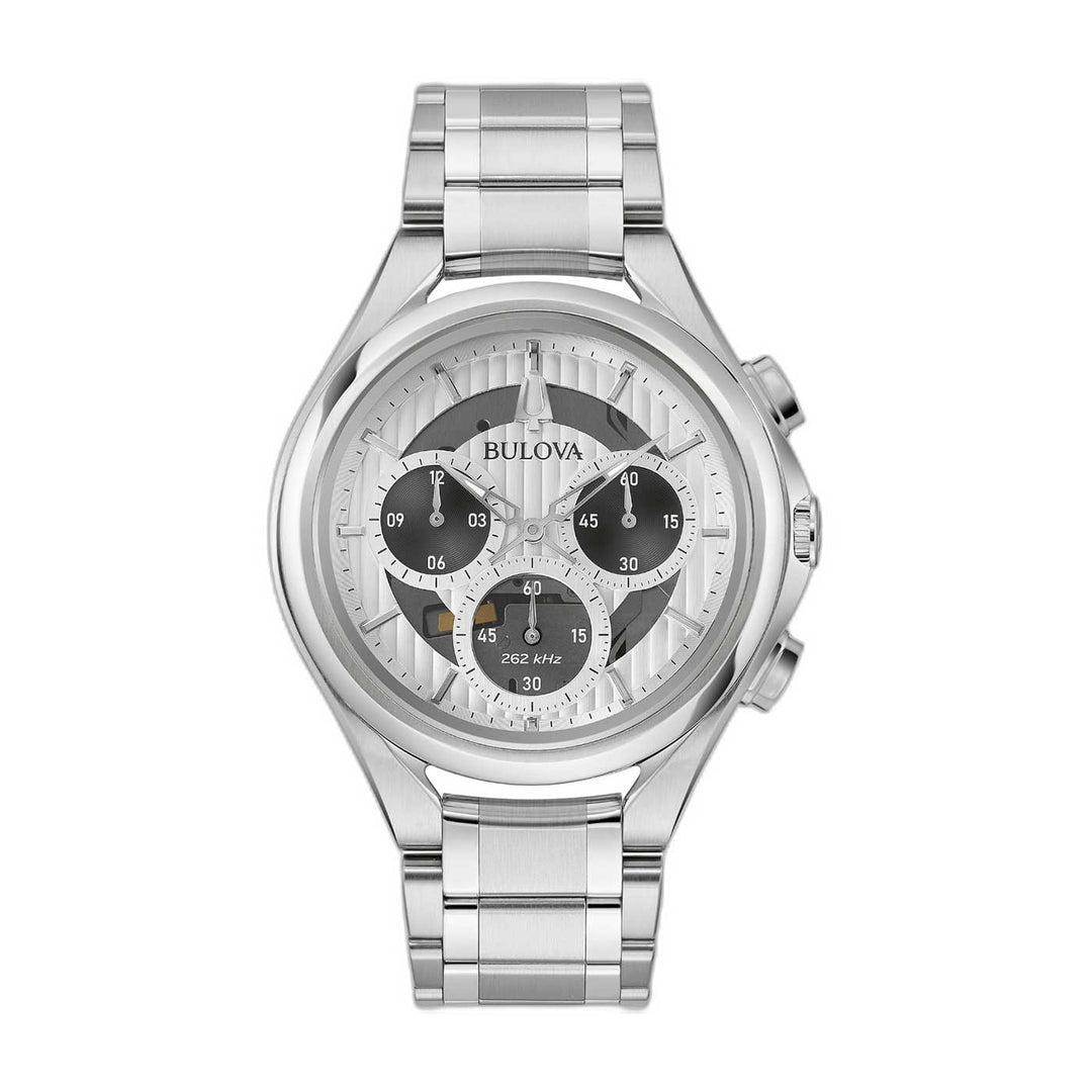 Bulova Curv 96A301 Chronograph - Weltweit erste gebogene Quarzuhr mit Saphirglas