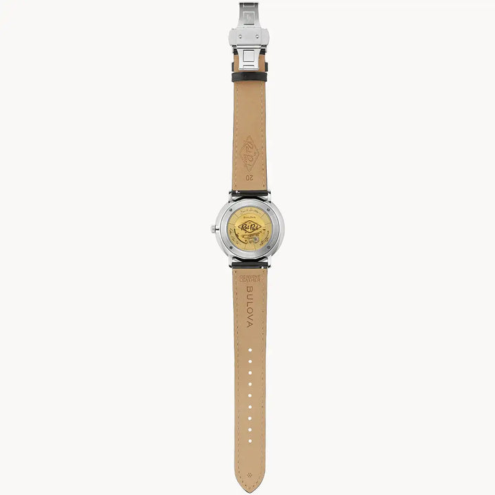 Bulova Rat Pack 96B406 Frank Sinatra Edition - Limitierte Automatikuhr mit Glasboden