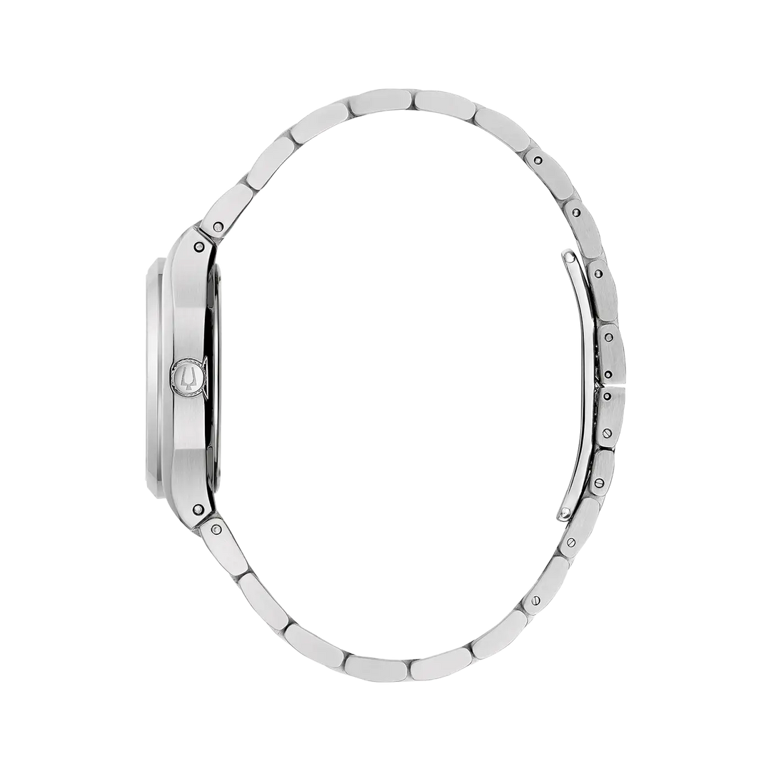 Bulova Surveyor 96P242 Damenuhr mit 11 Diamanten & Perlmutt