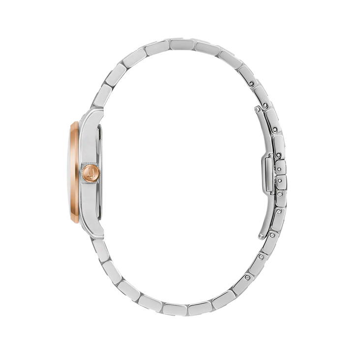 Bulova Wilton 98M136 Damenuhr Bicolor Roségold Silber