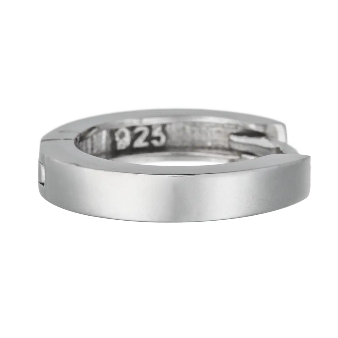 Creolen 925 Sterlingsilber poliert – Dezente Ohrringe 14mm