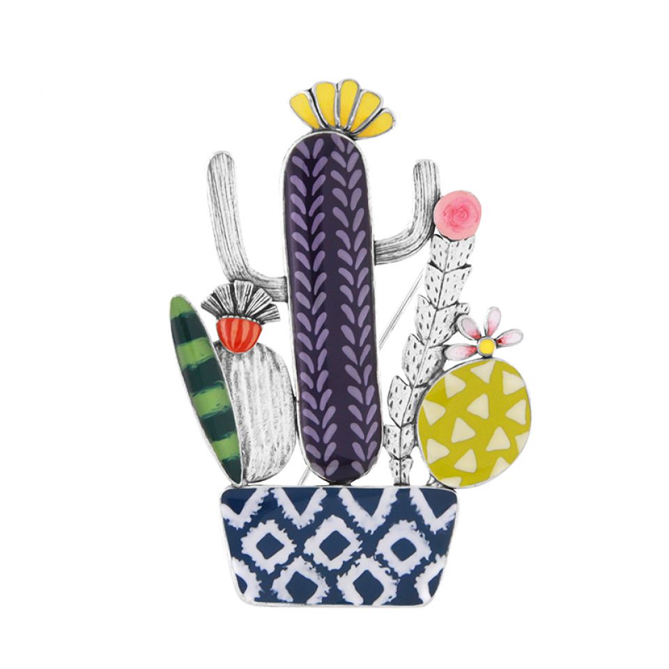 Taratata Brosche Cactus - Modeschmuck mit Kaktus-Motiv