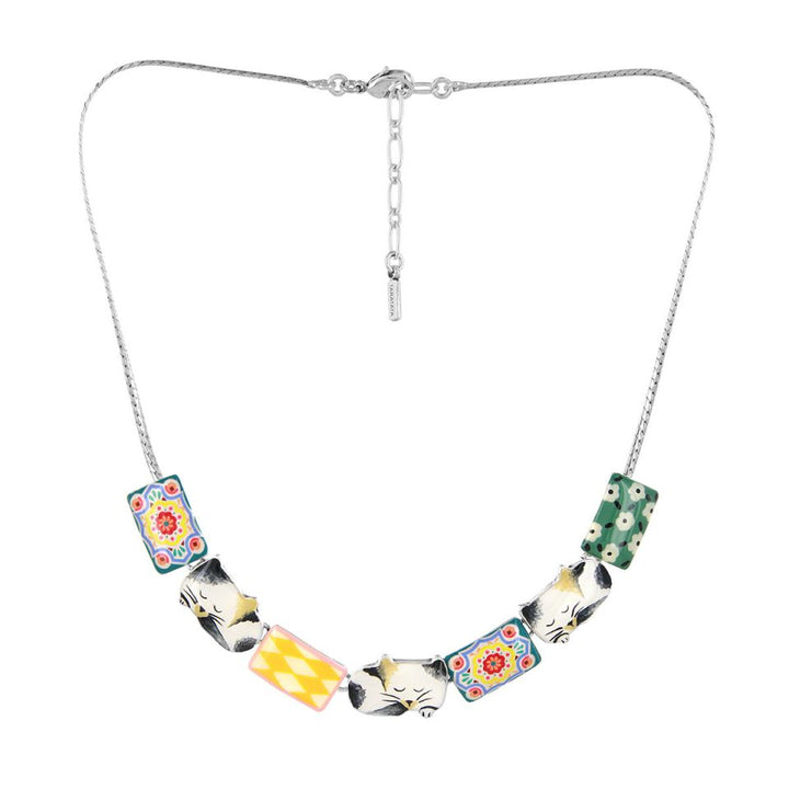 Taratata Halskette Chanapé – Handbemalte Designer-Halskette mit Tiermotiv