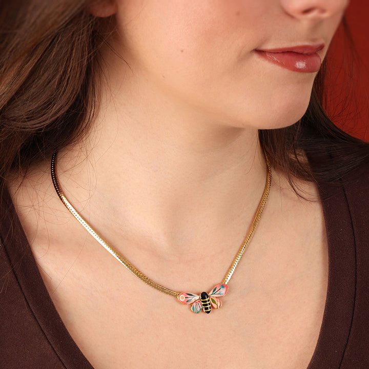 Taratata Halskette La vie en rose - Verstellbare Halskette mit Tiermotiven