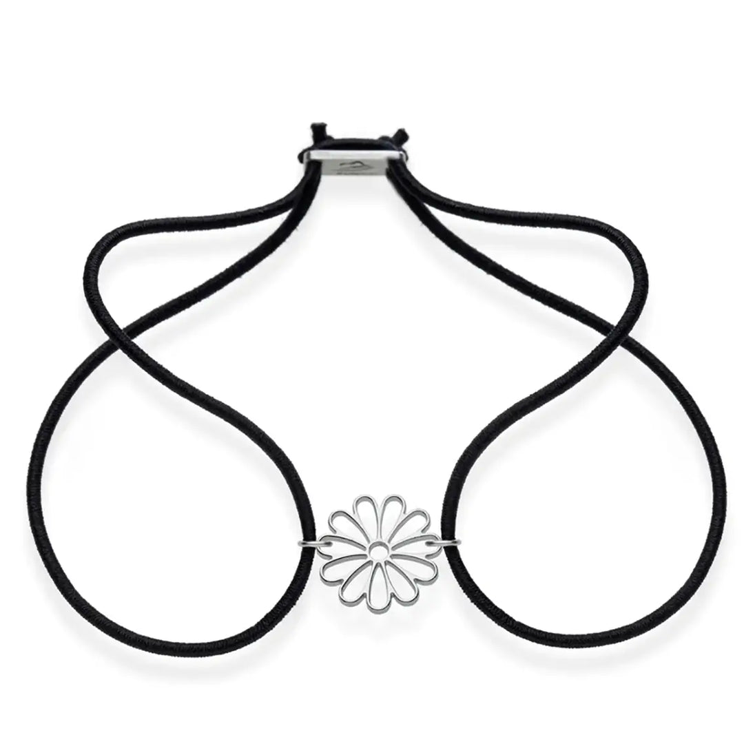 Armband Fortuna, Gänseblume, Edelstahl