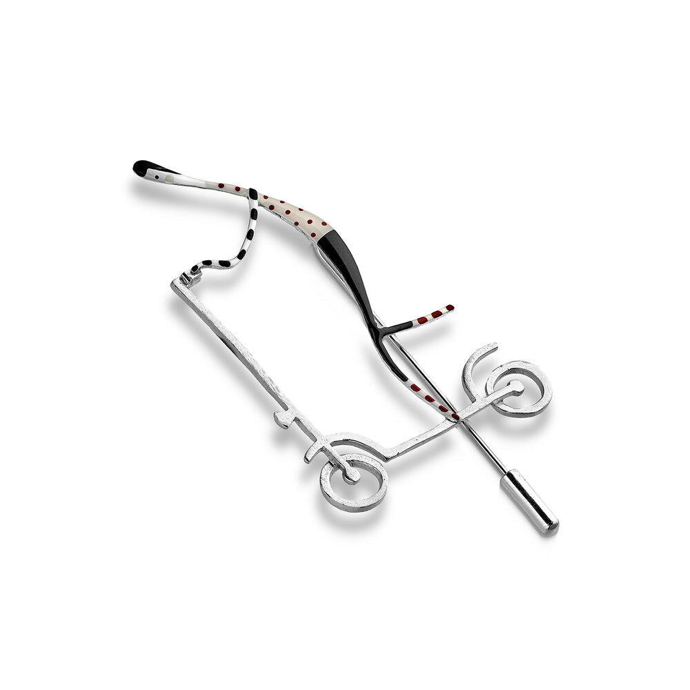 Brosche Sterlingsilber "Ride VI"