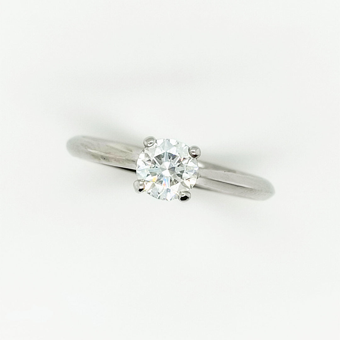 Solitär-Ring Platin mit 0,60 ct Brillant