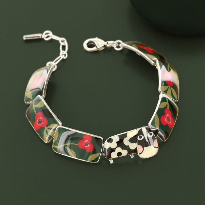 Taratata Armband Pâquerette – Buntes Statement-Armband mit handgemalten Mustern