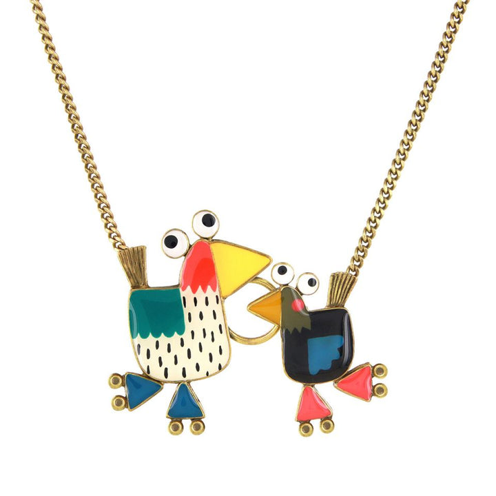 Taratata Halskette Roule Ma Poule – Bunte Statement-Kette