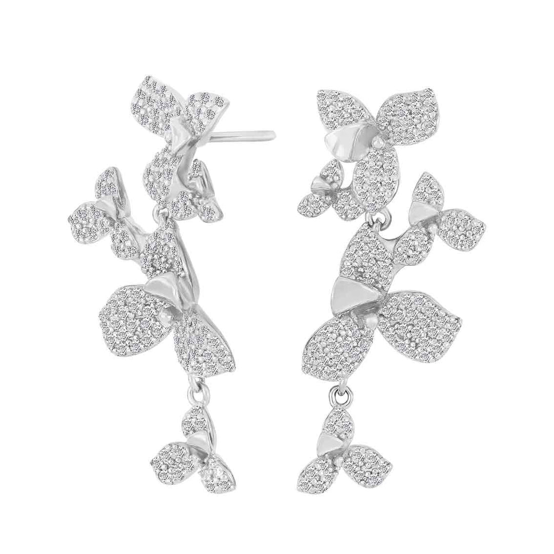 Ohrringe LOUISENOR Sterlingsilber, Zirkonia