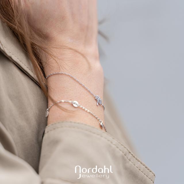 Armband DISC52 Sterlingsilber, 5 mm, 17 + 3 cm