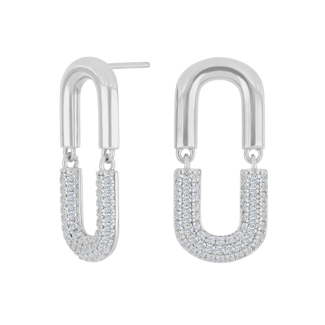 Ohrringe KORANOR Sterlingsilber rhodiniert