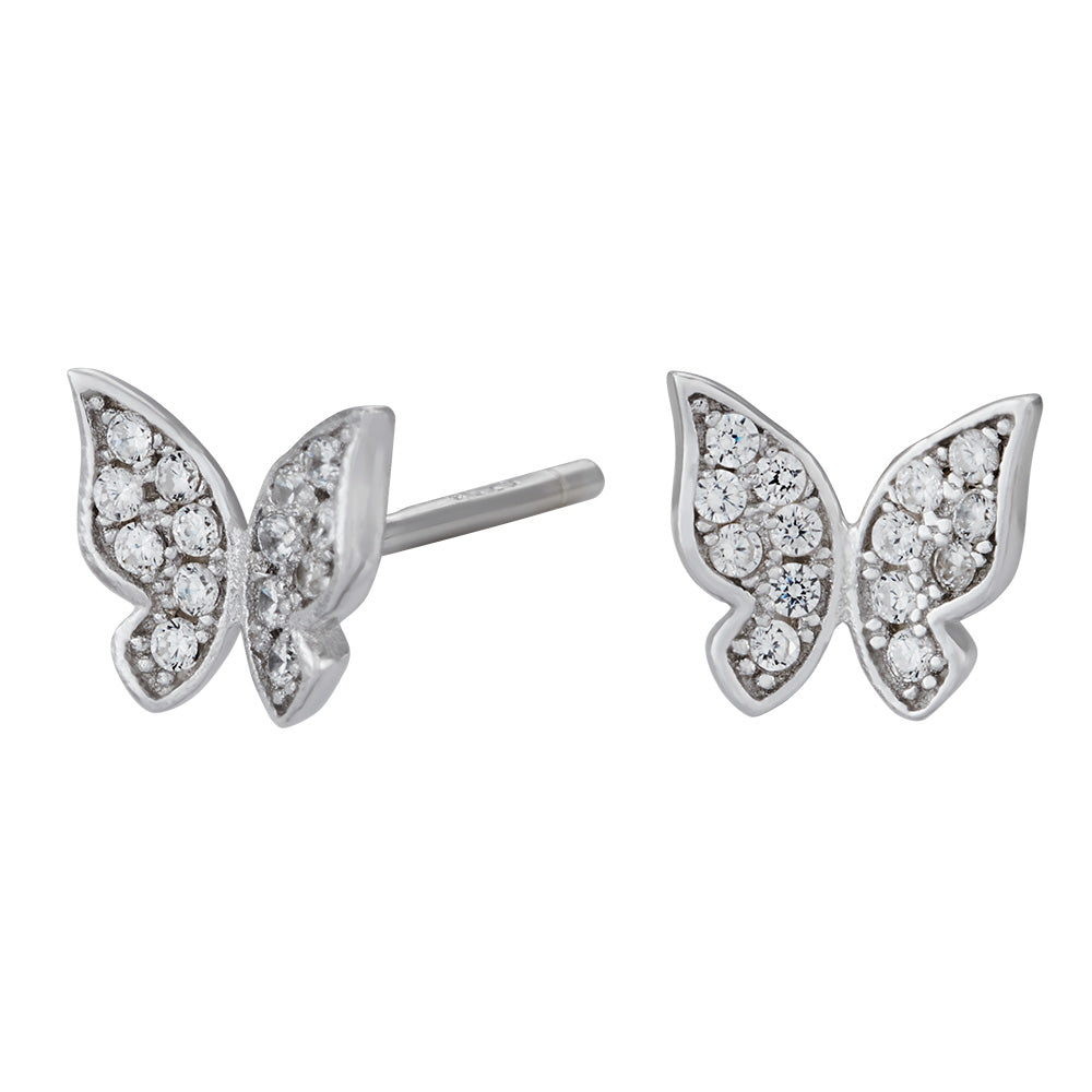Schmetterling Ohrstecker ALMANOR Sterlingsilber