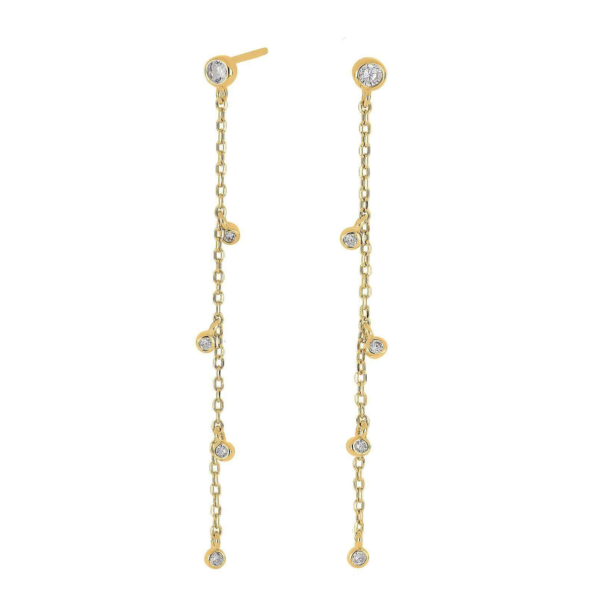 Joanli Nor vergoldete Ohrstecker GIANOR 55mm - My Fine Jewellery