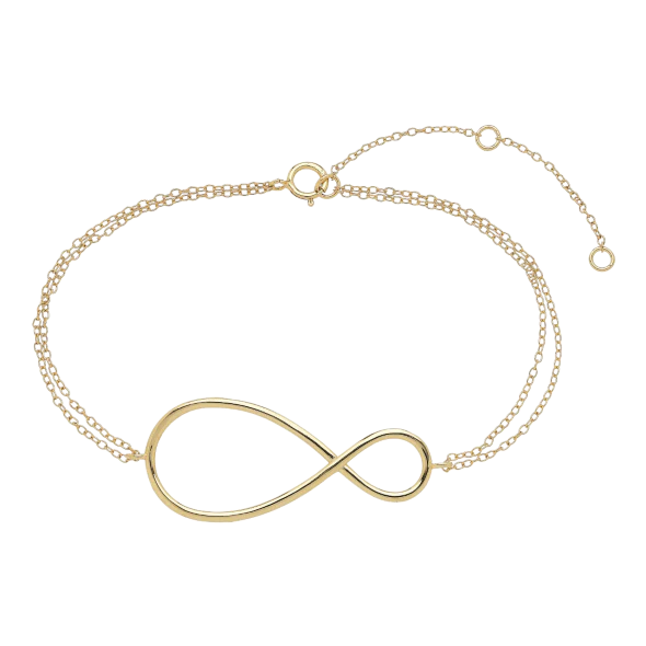 Eternity Armband 925 Sterlingsilber vergoldet 18k